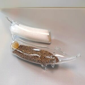 🚨 Clearance 🚨 Vintage Dachshund Weiner Dog Glass Salt and Pepper Shakers